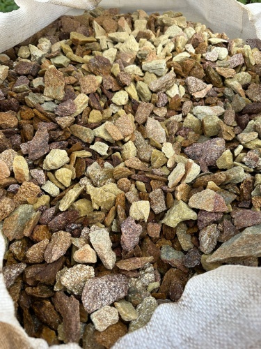 Златолит персиковый декоративная каменная крошка купить в Сысерти