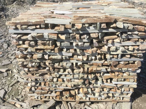 Горбушка златолит золотистый для облицовки купить в Сысерти