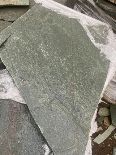 Плитняк златолит зелёный для цоколя, отмостки купить в Сысерти