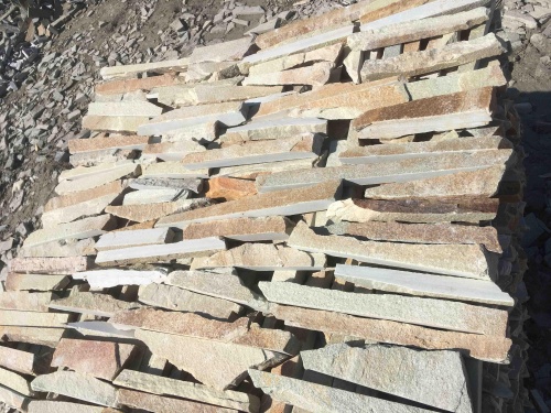 Горбушка златолит золотистый для облицовки купить в Сысерти