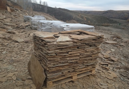 Плитняк кора дерева для цоколя, отмостки купить в Сысерти